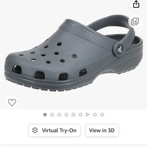 Crocs Slate Grey NWT